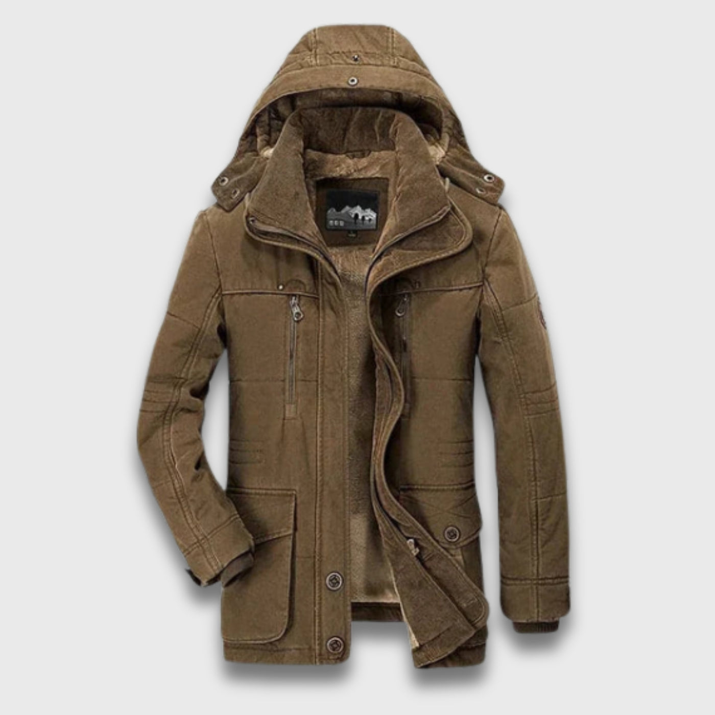 Tobias | Warme Winterjacke mit Fleecefutter