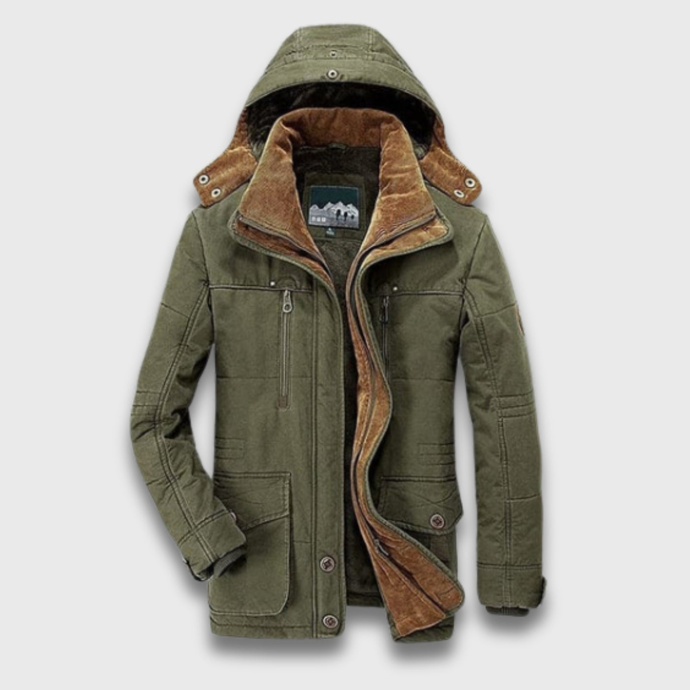 Tobias | Warme Winterjacke mit Fleecefutter