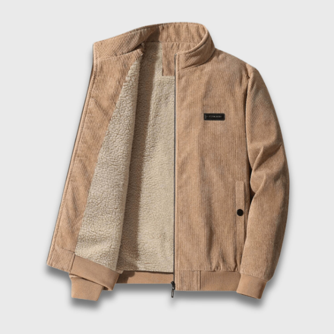 Henrik | Bequeme Cordjacke mit Fleecefutter