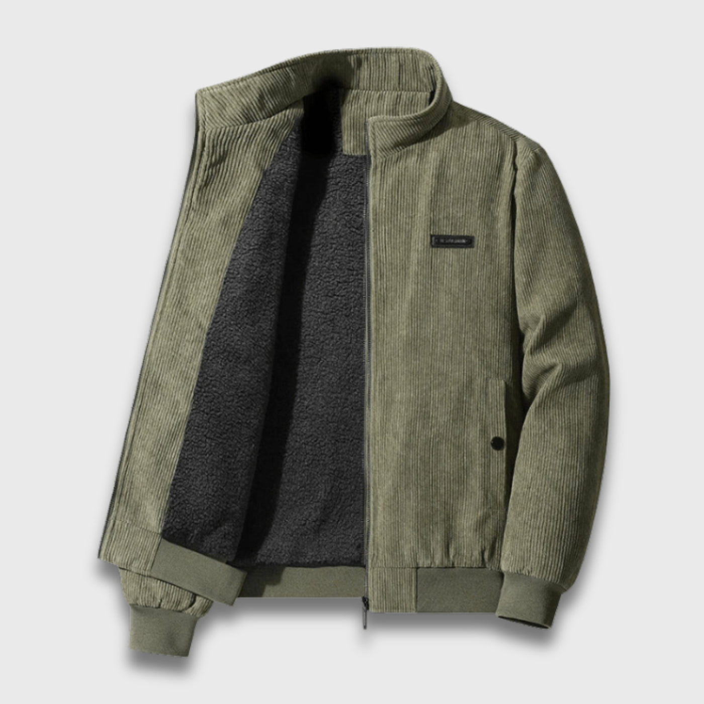 Henrik | Bequeme Cordjacke mit Fleecefutter