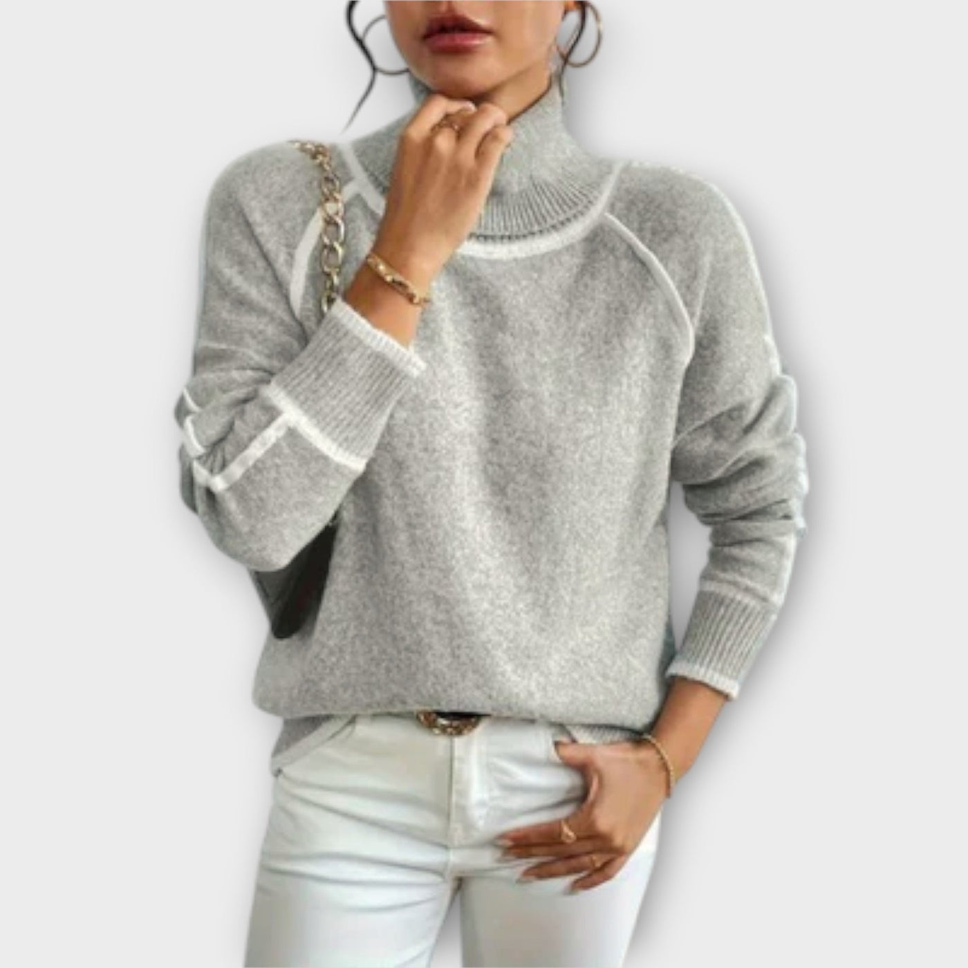 Linda | Eleganter Rollkragenpullover