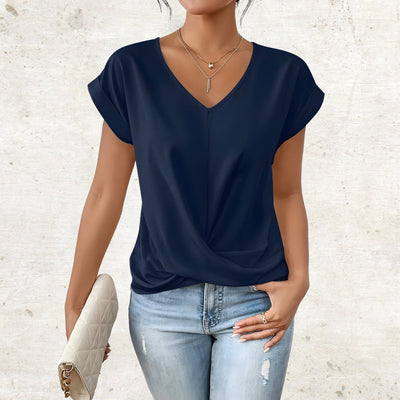 Katharina | Elegantes Shirt mit V-Ausschnitt