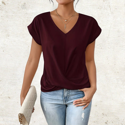 Katharina | Elegantes Shirt mit V-Ausschnitt