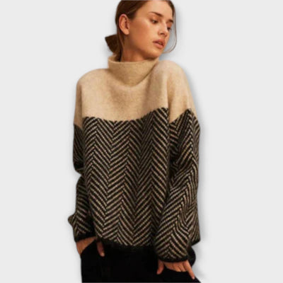 Isabelle | Klassischer Rollkragenpullover aus weichem Kaschmir