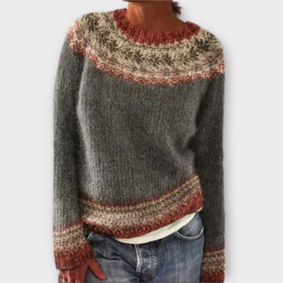 Zaza | Stilvoller Vintage-Strickpullover für Damen