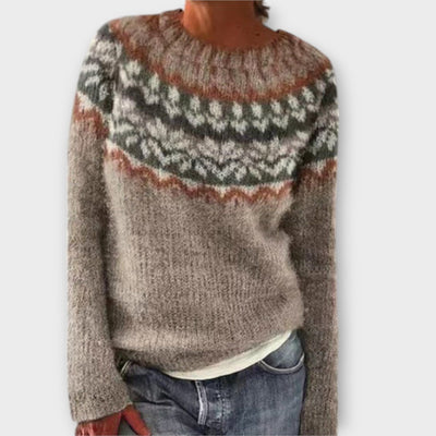 Zaza | Stilvoller Vintage-Strickpullover für Damen