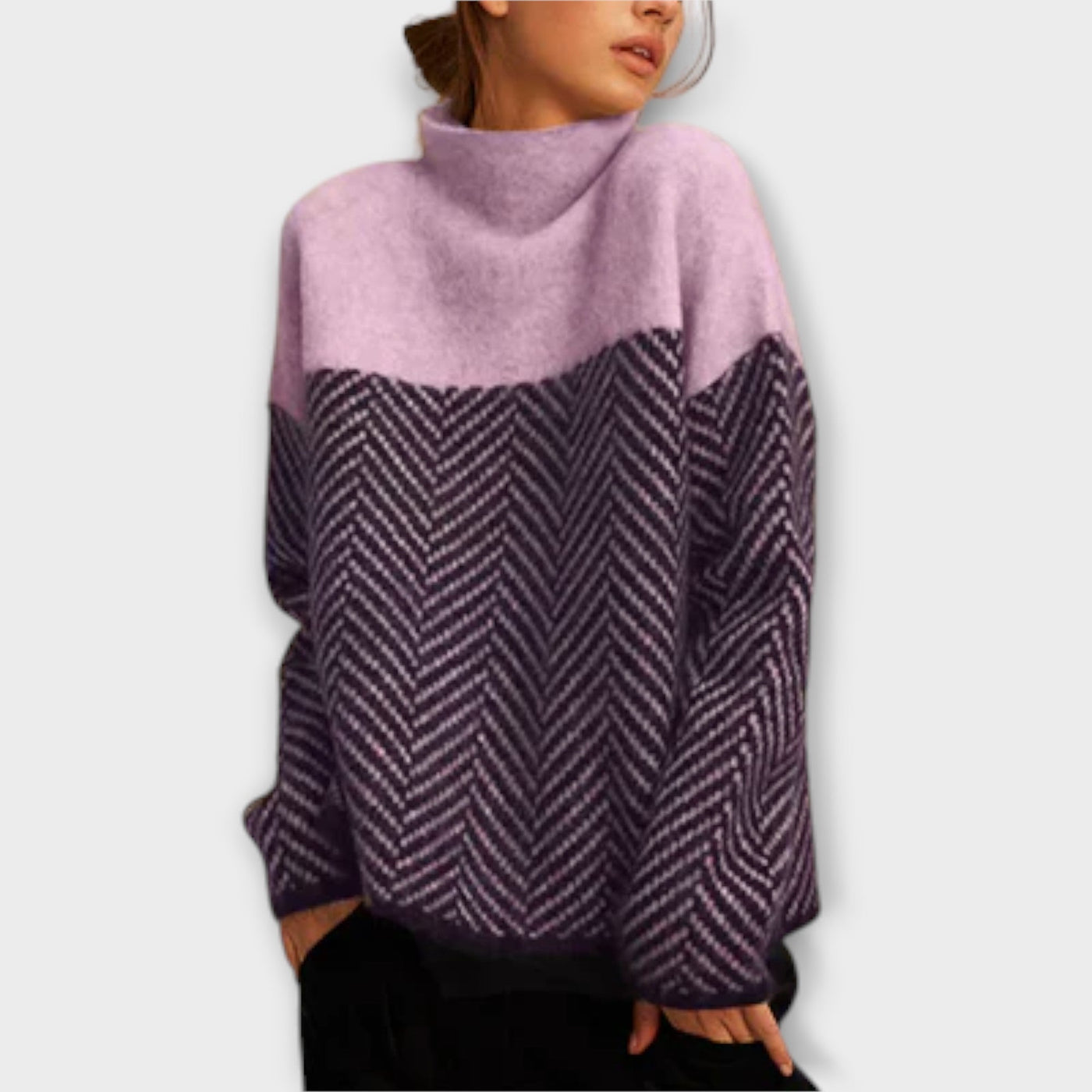 Isabelle | Klassischer Rollkragenpullover aus weichem Kaschmir