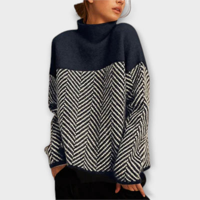 Isabelle | Klassischer Rollkragenpullover aus weichem Kaschmir