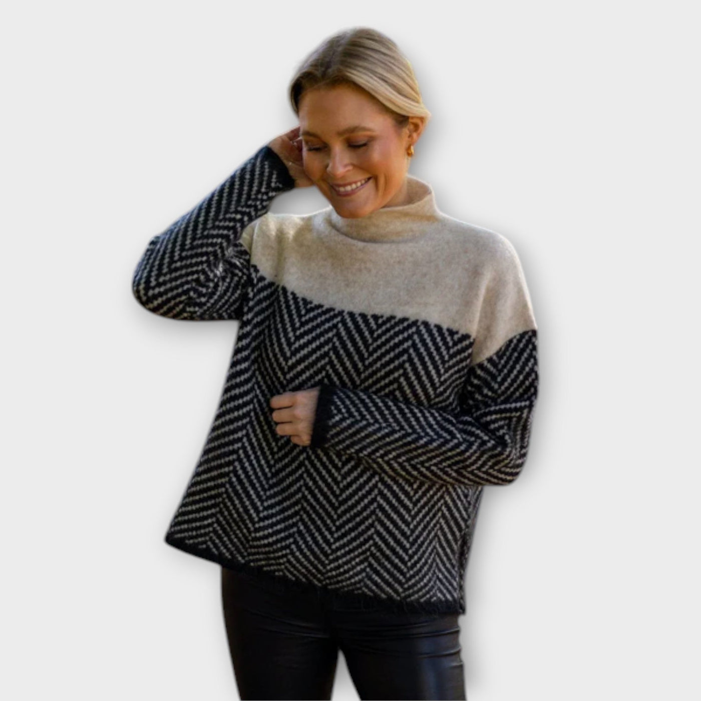 Isabelle | Klassischer Rollkragenpullover aus weichem Kaschmir