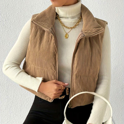 Kyra | Elegantes Cord-Vest