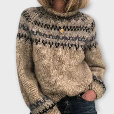 Mira | Strickpullover im Fair-Isle-Design