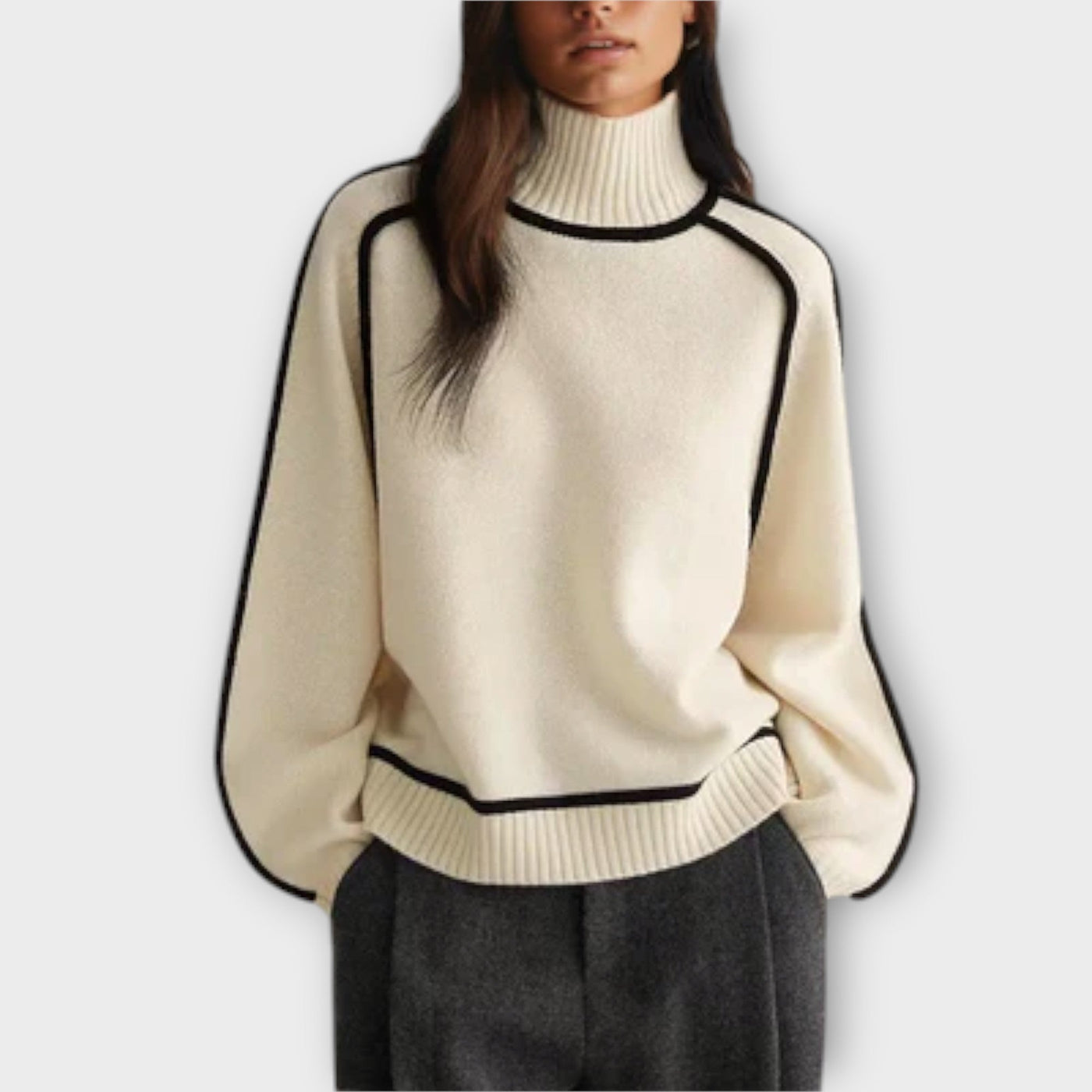 Victoria | Eleganter Rollkragenpullover